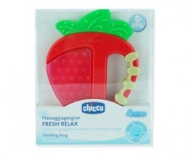 Chicco fresh relax κρίκος Οδοντοφυΐας φράουλα 4m+