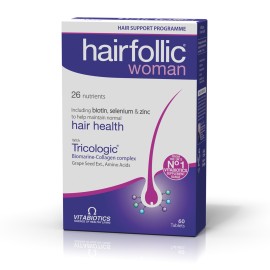 Vitabiotics Hairfollic Woman Tricologic Συμπλήρωμα Διατροφής για την Γυναικεία Τριχόπτωση 60 Ταμπλέτες