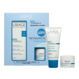 Uriage PROMO Eau Thermale 24ωρη Κρέμα Νερού Ελαφριάς Υφής 40ml - ΔΩΡΟ Eau Thermale Μάσκα Νερού Νυκτός 15ml