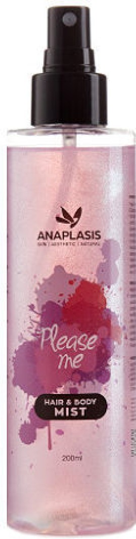 AnaPlasis Please me Hair & Body Ενυδατικό Mist Προσώπου & Μαλλιών 200ml