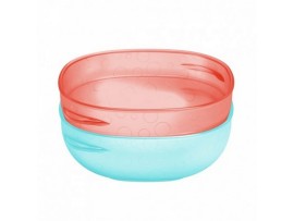 Dr. Brown’s Scoop a Bowl Μπωλ Φαγητού Ροζ και Μπλε για 4m+ 2 Τεμάχια [TF021]