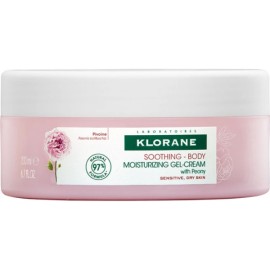 Klorane Peony Soothing Body Moisturizing Gel-Cream Ενυδατικό Καταπραϋντικό Gel Σε Μορφή Κρέμας Για Το Σώμα 200ml