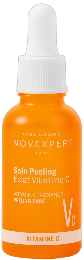 Novexpert Radiance Peeling Ορός για Πρόσωπο & Λαιμό με Βιταμίνη C για Λάμψη της Επιδερμίδας 30ml