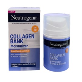 Neutrogena® Collagen Bank Moisturizer SPF30 Ενυδατική Κρέμα για Πρόσωπο & Λαιμό με Αντηλιακή Προστασία 50ml