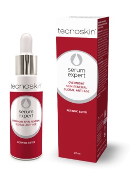 Tecnoskin Serum Expert Overnight Skin Renewal Global Anti Age Ορός Προσώπου Εντατικής Φροντίδας με Ρετινοϊκό Εστέρα 30ml
