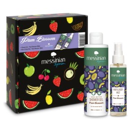 Messinian Spa PROMO Plum Blossom Shower Gel Αφρόλουτρο με Άρωμα Άνθη Δαμασκηνιάς 300ml - Hair & Body Mist Μαλλιών - Σώματος 100ml