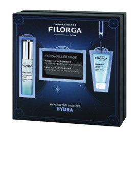 Filorga PROMO Hydra Hyal Serum Intensive Hydrating Ορός Προσώπου για Όλες τις Επιδερμίδες 30ml - Hydra Filler Mask με Υαλουρονικό 20gr - Hydra Hyal Cream Ενυδατική Κρέμα Γεμίσματος 15ml