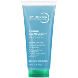 Bioderma Sebium Gel Moussant Εξυγιαντικό Τζελ Καθαρισμού για Μικτές & Λιπαρές Επιδερμίδες 200ml