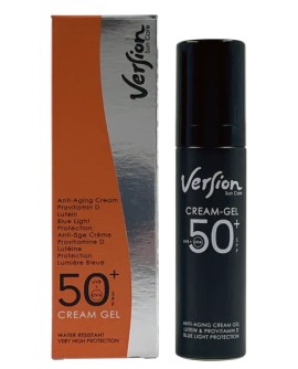 Version Sun Care Invisible Anti-Aging SPF50+ Αντηλιακή Αντιρυτιδική Cream-Gel Προσώπου 50ml