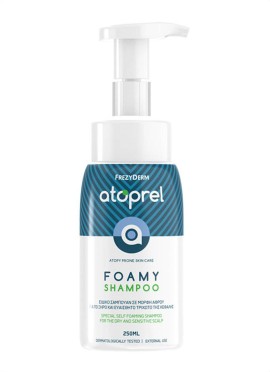 Frezyderm Atoprel Foamy Shampoo Dry, Sensitive Scalp Σαμπουάν σε Μορφή Αφρού για Ξηρό - Ευαίσθητο Τριχωτό της Κεφαλής 250ml