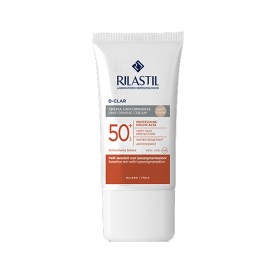 Rilastil D-Clar Uniforming Cream Αντηλιακή Κρέμα Προσώπου με Χρώμα SPF 50+ Light Απόχρωση 40ml