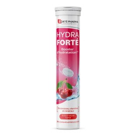 Forte Pharma Hydra Forte Ηλεκτρολύτες + Βιταμίνες + Μέταλλα Κεράσι 24 Αναβράζοντα Δισκία