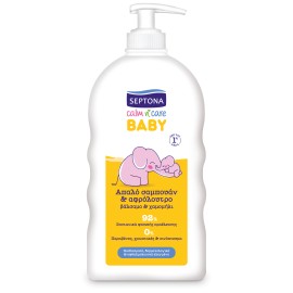 Septona Baby Calm & Care Baby Σαμπουάν & Αφρόλουτρο με Βάλσαμο και Χαμομήλι 500ml με Αντλία
