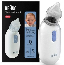 Braun BNA 100EU Nasal Aspirator 1 Ρινικός Αποφρακτήρας Για 0+m