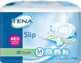Tena Slip Super Μέγεθος:Medium Ανοικτές Πάνες Ακράτειας με Αυτοκόλλητα 25 Τεμάχια [7 Σταγόνες]