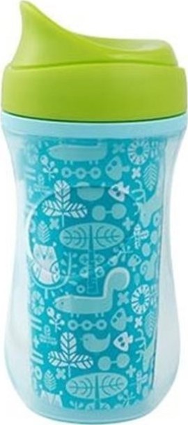 Chicco Active Cup Πλαστικό Κύπελλο για 14m+ Μπλε - Πράσινο 266ml [06981-20]