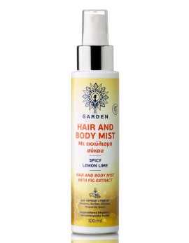 Garden Hair & Body Spicy Lemon Lime Ενυδατικό Mist για Μαλλιά & Σώμα με Εκχύλισμα Σύκου 100ml