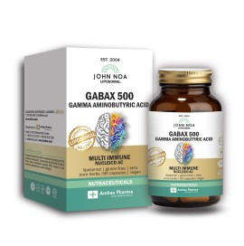 John Noa Liposomal Cabax 500 Gamma Aminobutyric Acid για την Ενίσχυση & Υποστήριξη του Κεντρικού Νευρικού Συστήματος 90 Κάψουλες