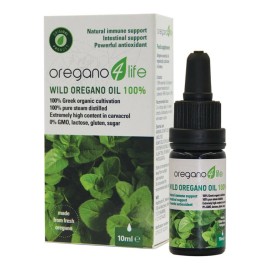 Oregano 4 Life Wild Oil Αιθέριο Έλαιο 10% Βιολογικής Ρίγανης με Πολλαπλά Οφέλη 10ml