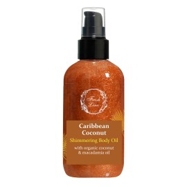 Fresh Line Caribbean Coconut Shimmering Body Oil Ξηρό Λάδι Λάμψης Σώματος 150ml