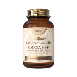 Sky Premium Life Omega 3-6-9 Συμπλήρωμα Διατροφής για την Καρδιά, Όραση & Νοητική Λειτουργία 50 Μαλακές Κάψουλες