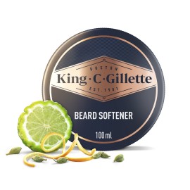 Gillette King C. Gillette Men’s Soft Beard Balm Προϊόν Μαλακτικής Περιποίησης για τα Γένια 100ml