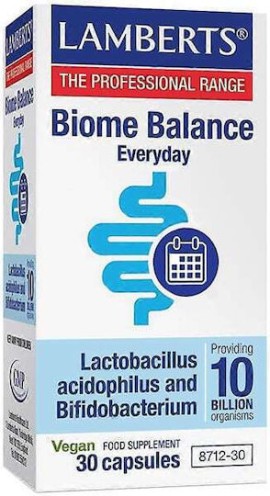 Lamberts Biome Balance Everyday Συμπλήρωμα Διατροφής με Προβιοτικά 30 Κάψουλες
