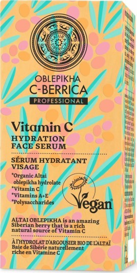 Natura Siberica Oblepikha C Berrica Hydration Face Serum Ορός Προσώπου Ενυδάτωσης για Όλους τους Τύπους Επιδερμίδας 30ml