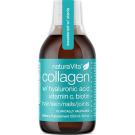 Natura Vita Collagen Hyaluronic Acid Κολλαγόνο & Υαλουρονικό Οξύ για την Καλή Υγεία των Αρθρώσεων, Μαλλιών, Δέρματος & Νυχιών 250ml