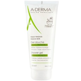 A-Derma Hydra-Protective Shower Gel Καθαρισμού για Πρόσωπο, Σώμα & Μαλλιά για Όλη την Οικογένεια 200ml