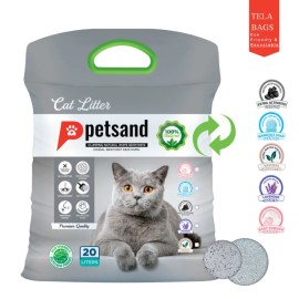 Petsand Natural Άμμος για Γάτες Tela Bag 20lt