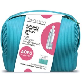 Tecnoskin PROMO Age Pro Radiance Boosting Beauty Oil Έλαιο Αντιγήρανσης - Λάμψης 30ml & Tecneal Cleansing Face Mask Mάσκα Προσώπου για Βαθύ Καθαρισμό 2x6ml & ΔΩΡΟ Νεσεσέρ