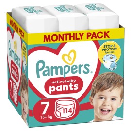 Pampers Pants 360° MSB Μέγεθος 7 [15kg+] 114 Πάνες - Βρακάκι
