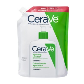 CeraVe Hydrating Cleanser Refill Ενυδατική μη Αφρίζουσα Κρέμα Καθαρισμού για Κανονικές προς Ξηρές Επιδερμίδες για Πρόσωπο & Σώμα 473ml