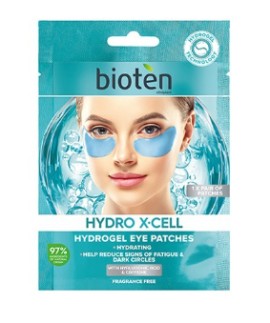 Bioten Hydro X-Cell Hydrogel Eye Patches Ματιών για Ενυδάτωση με Δράση Κατά των Μαύρων Κύκλων 1 Ζευγάρι