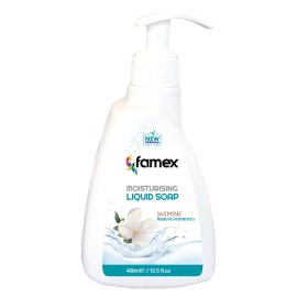 Famex Ενυδατικό Υγρό Κρεμοσάπουνο Jasmin με Άρωμα Γιασεμί 400ml