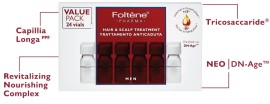 Foltène® Pharma Hair & Scalp Treatment for Men Αγωγή Κατά της Τριχόπτωσης με Αμπούλες για Άνδρες Value Pack 24 x 6ml