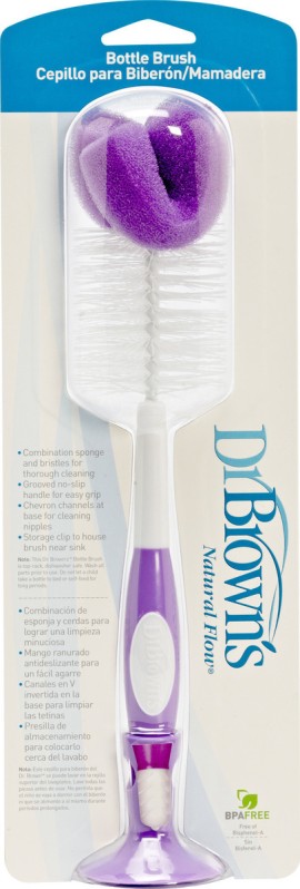 Dr Browns Βούρτσα Καθαρισμού Μπιμπερό Σε Διάφορα Χρώματα 1 Τεμάχιο