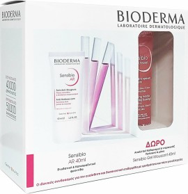 Bioderma PROMO Sensibio AR Καταπραϋντική Κρέμα Προσώπου 40ml - Sensibio Moussant Gel Καθαρισμού Προσώπου 40ml