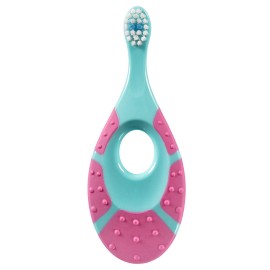 Jordan Step by Step Extra Soft Βρεφική Οδοντόβουρτσα Γαλάζιο / Ροζ για 0-2 Ετών Πολύ Μαλακή 1 Τεμάχιο