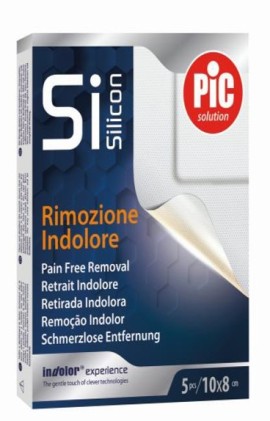 Pic Solution Silicon Plaster Αυτοκόλλητα Επιθέματα με Τεχνολογία Σιλικόνης 10x8cm 5 Τεμάχια