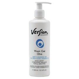 Version Wash Aha Gel για Βαθύ Καθαρισμό Προσώπου & Σώματος 300ml