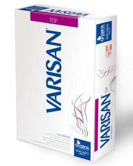 Varisan TOP CCL1 AD (18-21mmHg) Κάλτσες Κάτω Γόνατος Μπεζ Ανοιχτά Δάχτυλα 1 Ζευγάρι
