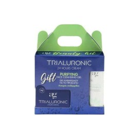 Ag Pharm PROMO Trialuronic 24hours Cream 24ωρη Κρέμα Προσώπου - Λαιμού με Τριπλό Υαλουρονικό 50ml - ΔΩΡΟ Purifying Face Cleansing Gel Καθαρισμού Προσώπου για Λιπαρές Επιδερμίδες 100ml