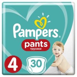 Pampers Pants Μέγεθος 4 [9-15kg] 30 Πάνες - Βρακάκι