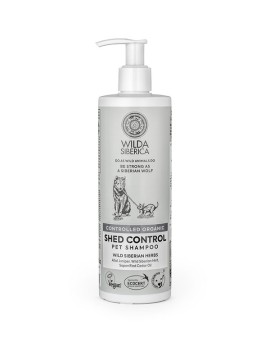 Natura Siberica Wilda Siberica Controlled Organic Shed Control Pet Shampoo Σαμπουάν Κατοικιδίων Κατά της Τριχόπτωσης 400ml