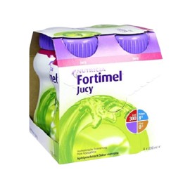 Nutricia Fortimel Jucy Apple Flavor Πόσιμο Θρεπτικό Συμπλήρωμα Υψηλής Ενέργειας με Γεύση Μήλο 4x200ml