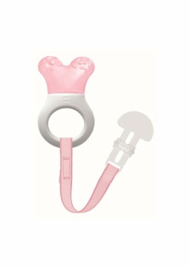 Mam Mini Cooler & Clip 2m+ Δροσιά στα Πρώτα Δοντάκια & Κορδέλα Στήριξης Ροζ 1 Τεμάχιο [555G]