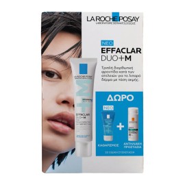 La Roche Posay PROMO Effaclar DUO+M Φροντίδα Κατά των Ατελειών για το Λιπαρό / με Τάση Ακμής Δέρμα 40ml - ΔΩΡΟ Effaclar Gel 50ml - Anthelios Oil Correct SPF50+ 3ml