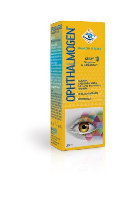 Ophthalmogen Advanced Eye Care Spray για Αδύναμες Βλεφαρίδες, Ερεθισμένα Βλέφαρα & Μάτια που Δακρύζουν 25ml